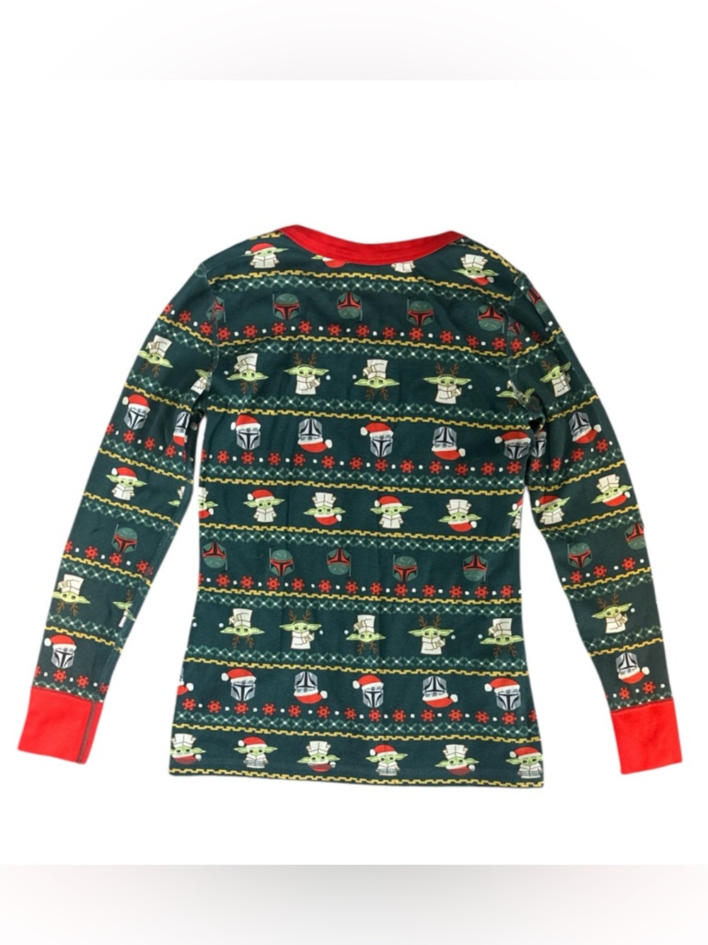 Hanna Andersson STAR WARS™: The Mandalorian Long John Christmas Pajama Set M - Picture 4 of 7